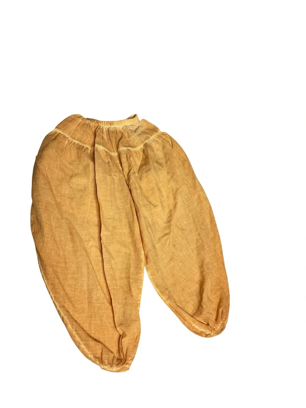 Spex Kids Mustard Harem Pants Toddler Boho Floral Patchwork Size 2